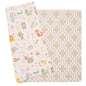 Baby Care Play Mat (Large, Moroccan - Beige) 82'' x 55'' Original One-Piece Reversible Rollable Waterproof Baby Mat, Floor Cushion for Babies 6-12 Months, Infants, Toddlers, and Kids