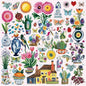 500 Piece Jigsaw Puzzle for Adults Vibrant Garden Scene Cute Butterflies Flowers Birds House Whimsical Doodle Collage Garden Charming Cartoon Art Challenging Yet Relaxing, 20x20 Inch Artwork