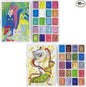 Mini Forestry Shifting Watercolor Painting Set - 40 Color Shifting Watercolor Paints, Shimmer Metallic & Glitter Watercolor Paints, Matisse & DunHuang Style
