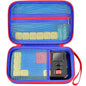 casmilee Case Compatible with Giiker Super Slide Brain Games, Brain Teaser Puzzles Organizer Storage Bag, Flow Slider Puzzle Game Holder (Blue)
