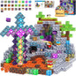 Magnetic Blocks - Build Mine Magnet World Set, STEM Magnetic Building Blocks for Kids Ages 4-6 6-8 8-13, Montessori Sensory Toys for Toddlers, Birthday Toys Gifts for 3+ Years Old Boys & Girls