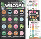 Hadley Designs Feelings Chart For Kids Ages 4-8 - Emotions Chart For Toddlers 3-5, Counseling Feelings Posters For Classroom Calming Corner, Social Emotional Learning Posters, Cactus Classroom Decor