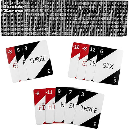 Absolute Zero Math Card Game for Kids and Families - Mathematics Educational Integer Game for Learning at Home, Classroom, Travel - Award Winning Education Math Games Developed by a Math Teacher