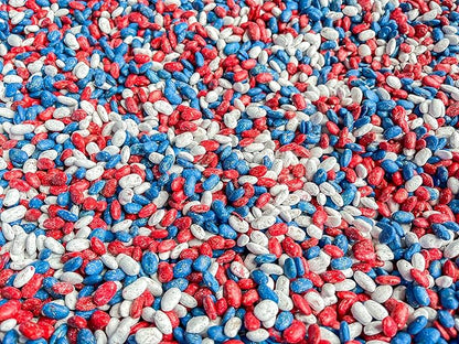 Patriotic Themed Sensory Beans - Colorful Sensory Bin Filler - 4 Cup