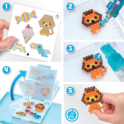 Aquabeads Arts & Crafts Star Friends Theme Bead Refill with Over 600 Beads and Templates, Multicolored