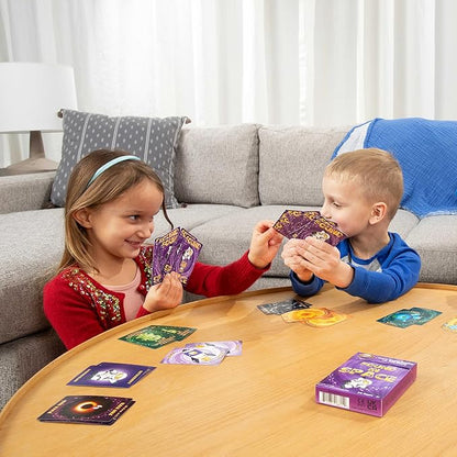 Celestial Buddies Card Game 4 Pack - Galactic Go Fish, Match Made In Heaven, Found in Space, and Buddies Battle | Space-Themed Fun Educational Fun for Kids | STEM Learning, Planets & Space Exploration