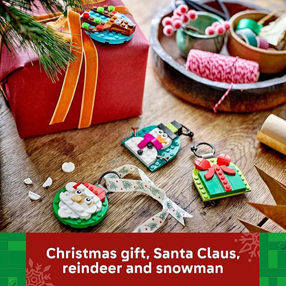 LEGO Christmas Ornament Selection Building Toys - Holiday Crafts for Family, Kids, Boys & Girls, Ages 6+ - Hanging Christmas Decorations for Tree - 40744
