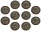 Bulk Set of 10 Romantic Love Expression Coins, I Love You, Grow Old Along with Me, The Best is Yet to Be, Anniversary Pocket Tokens for Date Night, Love Gift for Men & Women, from Him or Her