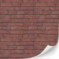 3 Sheets Self-Adhesive Wall Cladding for Dollhouse 1:12 Scale (Townhouse Style)