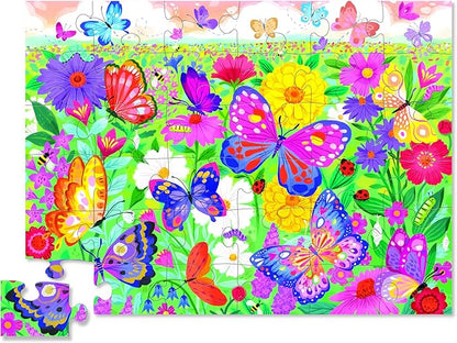 36-pc Puzzle/Butterfly Garden