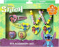 LUV HER Disney Stitch Girls BFF 6 Piece Toy Jewelry Box Set with 2 Rings, 2 Bead Bracelets and Snap Hair Clips Ages 3+