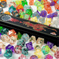 DNDND Mystery DND Dice,Random Sharp Edge Dice Set with Gorgeous Gife Case for Dungeons and Dragons (Mystery Sharp Dice)