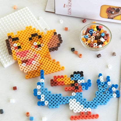 Perler 80-57046 Disney's The Lion King Fused Bead Craft Activity Kit, Includes 9 Patterns, Multicolor, 2004 Pieces