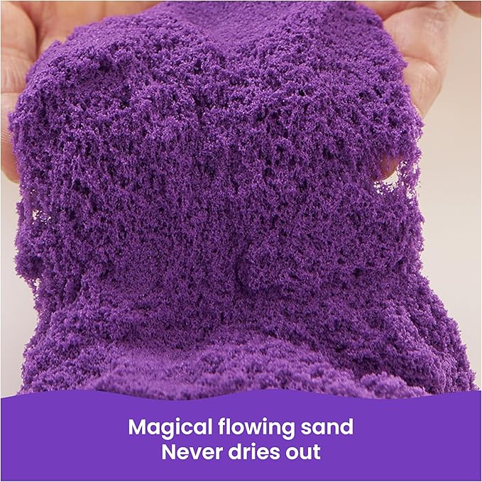 Kinetic Sand, 12-Pack Castle Containers (Amazon Exclusive), Multi-Color Play Sand for Party Favors, Goodie Bags, Sensory Toys for Kids Ages 3 and up