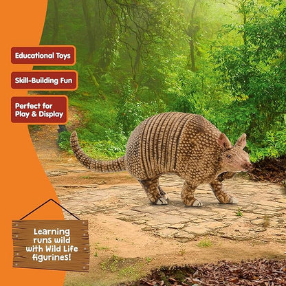 Schleich Wild Life - Wild Animal Toy Armadillo Figurine - Kids and Toddlers Ages 3+