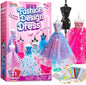 Klever Kits 400+PCS Fashion Design Crafts for Kids, Art and Crafts, DIY Sewing Kits with 3 Mannequins for Girls Aged 8-12, Birthday Presents, Toys for Kids