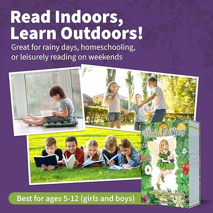 Herb Fairies: 13 Plant Books Set & Digital Learning System - Explore Plants & Healing Herbs Through Engaging & Educational Stories - Includes Audiobooks, Printables, Recipes, Crafts, Puzzles & Games