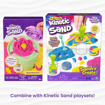 Kinetic Sand, 2.5lbs Blue Play Sand, Moldable Sensory Toys for Kids, Resealable Bag (Packaging May Vary), for Ages 3 and up