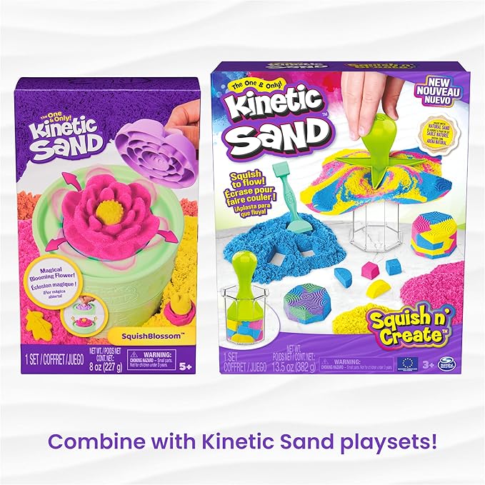 Kinetic Sand, 5.5lbs (2.5kg) Natural Brown Play Sand, Bulk Box for Arts and Crafts, Sandbox (Packaging May Vary), Moldable Sensory Toys, Ages 3 and up