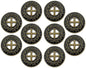 Crown of Thorns Coin, Bulk Pack of 10, by His Stripes We are Healed, Isaiah 53:5 Gift, Pocket Token of Healing and Protection, Collectible Challenge Coin for Easter, Sobriety & Recovery Chip