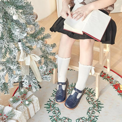 Felix & Flora Toddler Little Girl Mary Jane Dress Shoes - Ballet Flats for Girl Party School Shoes