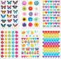 American Greetings 867-Count Bulk Stickers for Kids, Butterflies and Flowers