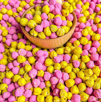Colored Chickpeas for Sensory Play and Sensory Bins - Many Different Seasonal Colors (4 Cups, Lemonade)