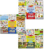 Melissa & Doug Reusable Sticker Pads Set: Habitats, Vehicles, Town: 115 Stickers
