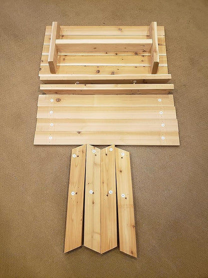 "Generic" Kids Picnic Table Made from Cedar Lumber (Redwood)