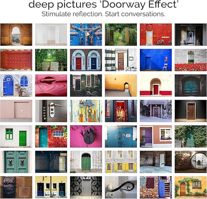 metaFox Coaching Postcards - Doorway Effect - 52 Cards to Spark Meaningful Conversations and Connections in Coaching and Therapy