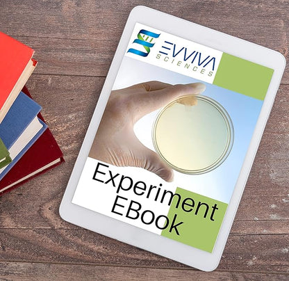 Nutrient Agar Powder 100 Grams - Evviva Sciences - Makes Over 150 to 200 Agar Petri Dishes - Easy to Use - Great Science Fair Projects - W/Experiment Ebook