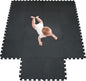 meiqicool Foam Play Mat Thick Soft EVA Interlocking Foam Floor Mats Children Yoga Exercise Multi Jigsaw Puzzle Blocking Board Kids Playmats Play Black 18 Piece D