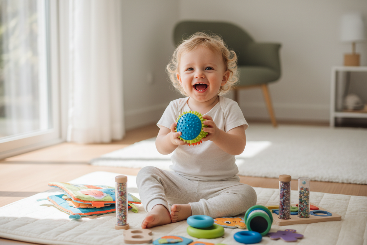 "The sensory play items are fantastic. They keep my little one engaged, help with focus, and the quality is top-notch. Perfect for playtime and learning combined!"- Megan T. (make it real photo)